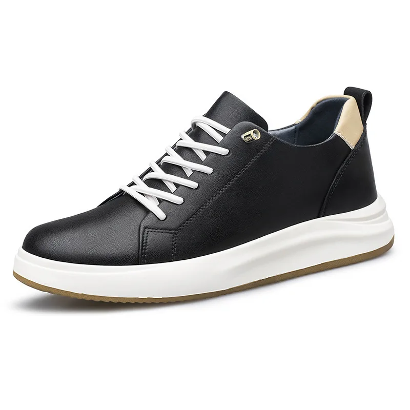 Platform Hidden Elevator Shoes Men Lifting Board Shoes Chunky Height-Increasing Sneakers Enhancing Increase Casual Shoes