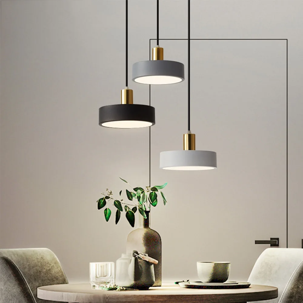 

Modern Dining Room Lamps LED Pendant Lights Home Decoration For Dining Room Kitchen Lamparas Minimalist Decorative