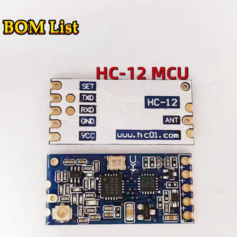 

HC-12 433Mhz low power consumption wireless serial communication module Multi-channel embedded wireless data transmission module