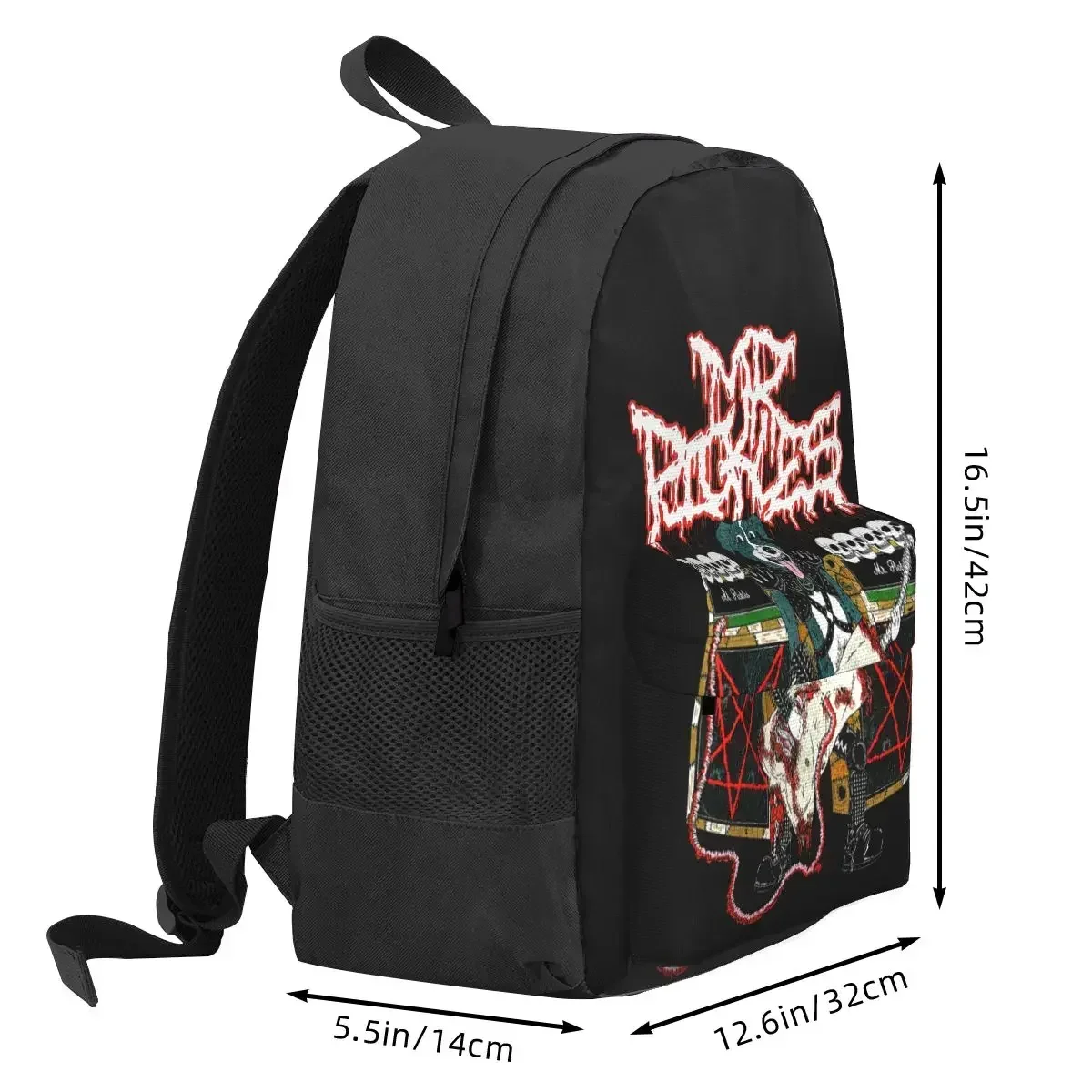 Винтажный рюкзак Mr Pickles с гитарой большой емкости, дорожная пляжная сумка, сумка для покупок, сумки