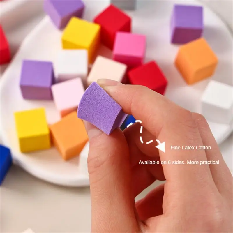 20/40/100pcs Nail Art Sponge Color Fade Manicure Nail Polish Sanding Buffer Strips Polishing Manicure Tools