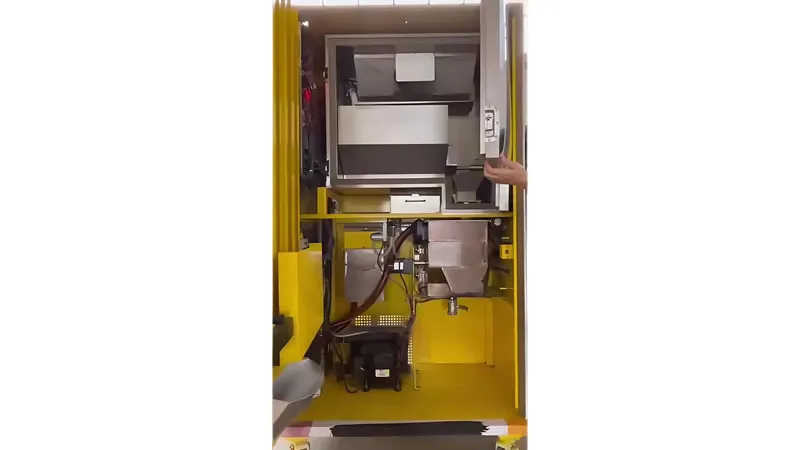 Máquina Expendedora de Papas Fritas Personalizada, Precio de Fábrica, Máquina Expendedora de Papas Fritas Frescas, Fácil de Limpiar, Higiénica para Edificios de Oficinas