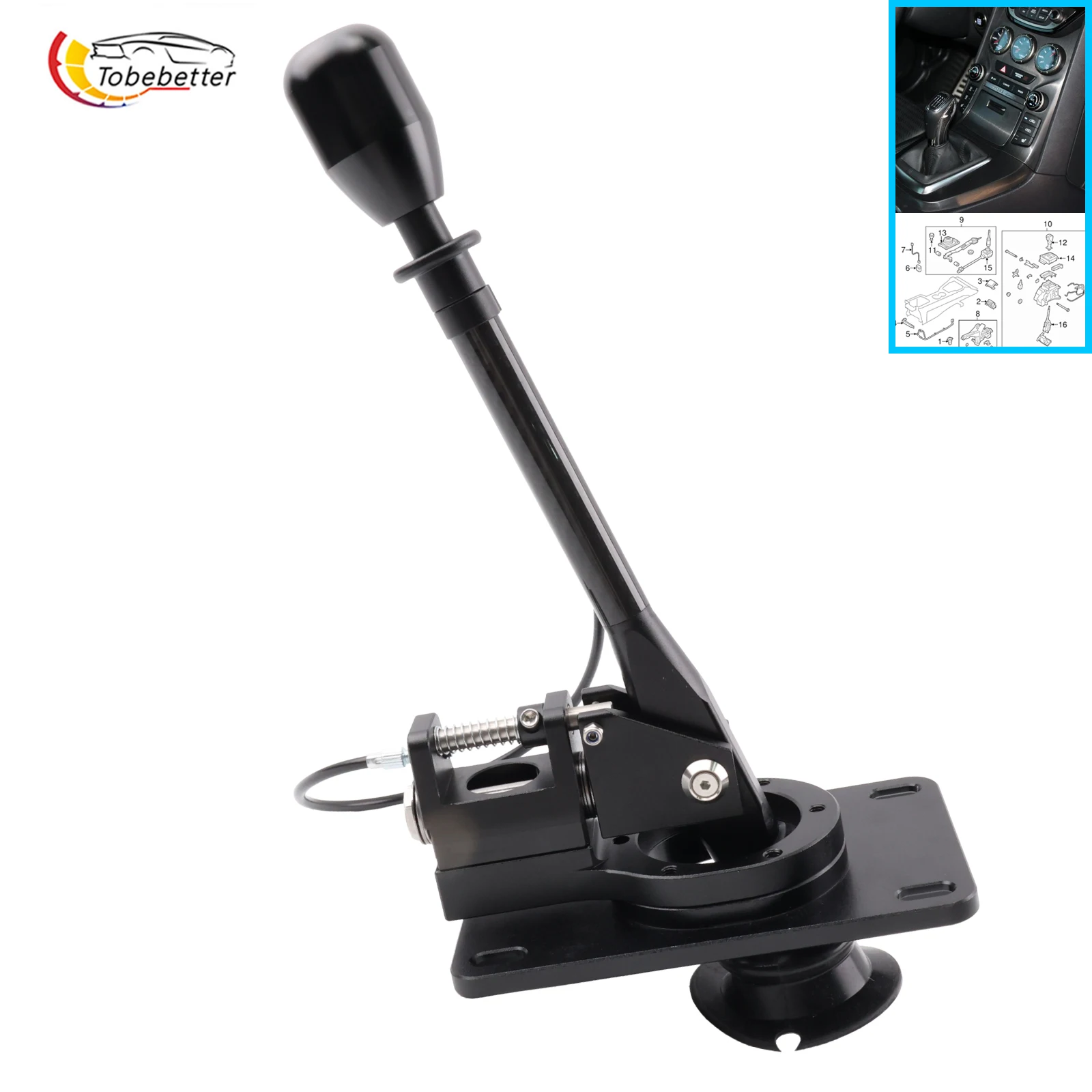Billet Aluminum Short Shifter Box For Hyundai Genesis Coupe Lockout H Pattern