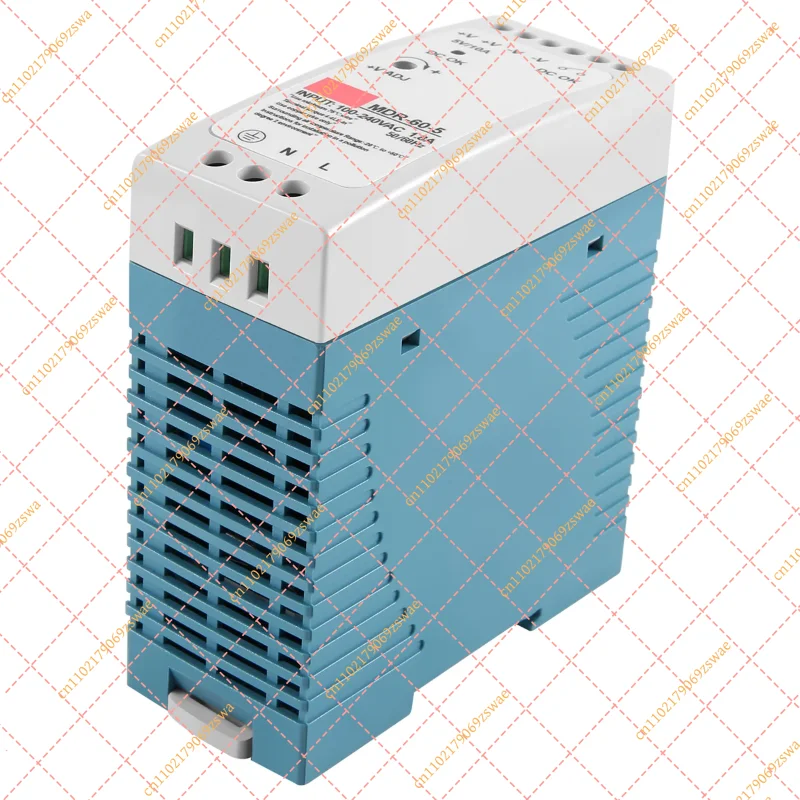 WFF MDR-60-5 60W 5V DIN Rail Power Supply, AC-DC Converter for Industrial Automation