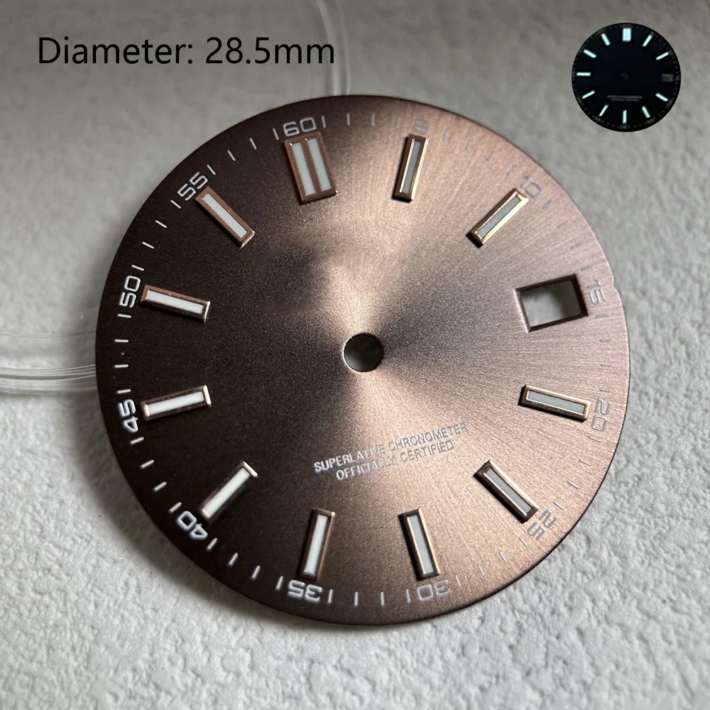 28.5mm NH35 Sterile Date--just Custom Dial No Logo Dial Custom Watch Watchmods