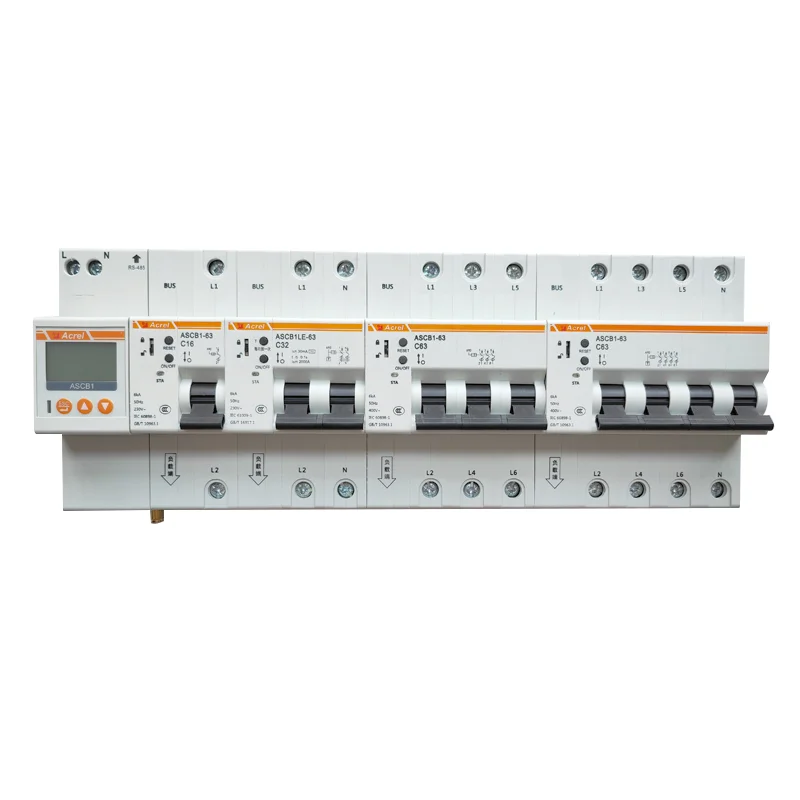 Acrel ASCB1 Series Smart Circuit Breaker With Electrical Measurement And RS485 Modbus-RTU Communication