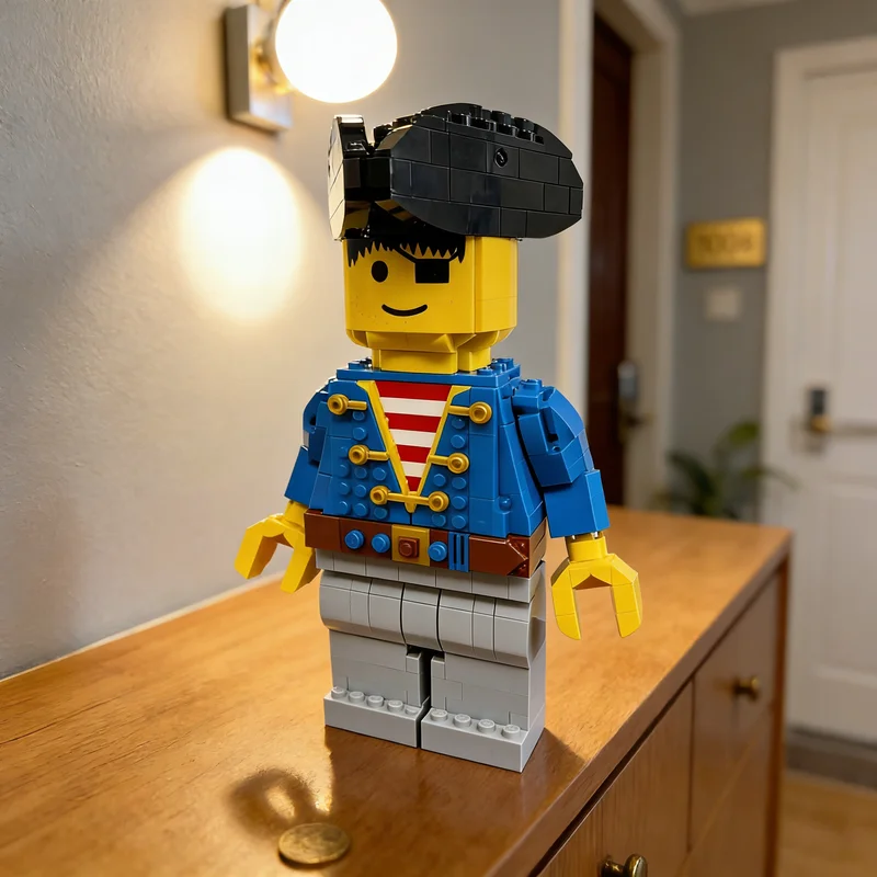 

713pcs MOC Pirate Maxifigure Pirates Model Building Blocks Architecture Toys Christmas Gifts Education Kids Brick Creative Toy