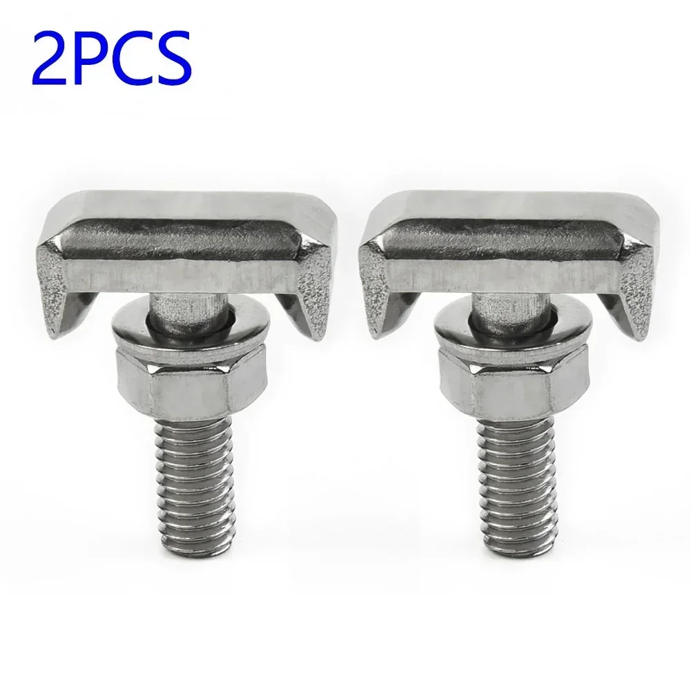 2x Car T-Bolts Stainless Steel Battery Cable Terminal Connectors 19116852 6X0915138 Car Cable Screw Terminals Battery Connector