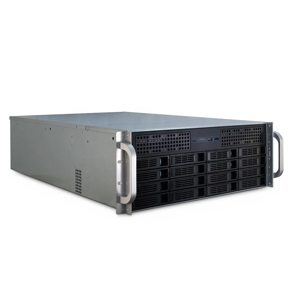 

4U Rackmount Server case with 16 Hot-Swappable SATA/SAS Drive Bay, MiniSAS /SATA connector