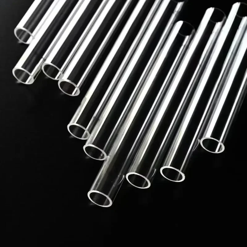 SAIDKOCC High Temperature Resistance OD10*ID6mm Transparent Quartz Tube Quartz Glass Capillary Tube