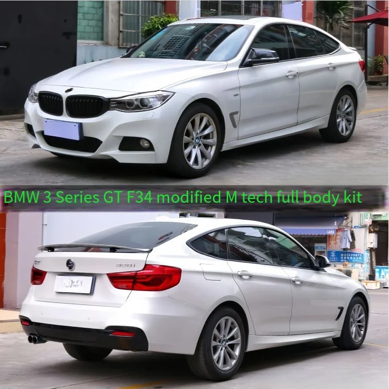 Suitable for the BMW 3 Series GT F34 320GT 328GT with MTECH Large Body Kit, Including the Front Bumper and Rear Lip Grille - Image 3