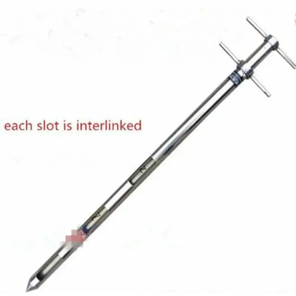 for NEW Two Handle Type Stainless steel Powder Sampler Sampling Probe Granule Solid New
