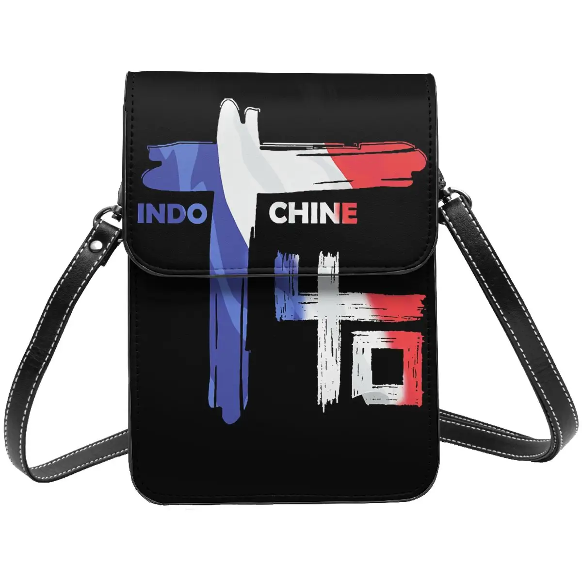 Indochine Rock Crossbody portafoglio borsa per cellulare borsa a tracolla borsa per cellulare tracolla regolabile