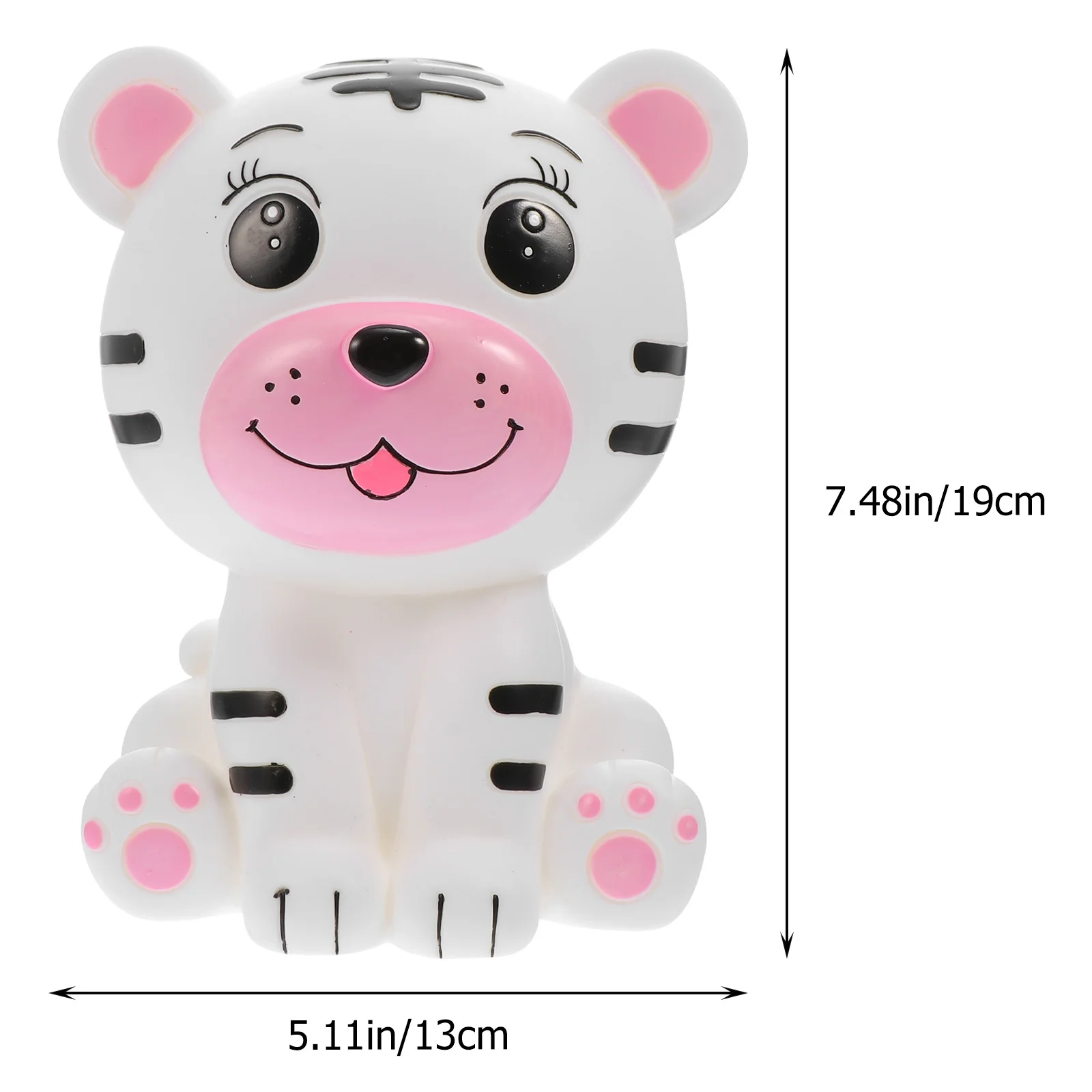 1 個の虎の形の貯金箱クリエイティブ愛らしい貯金ポット子供のための誕生日プレゼントホームデスクトップ装飾貯金箱飾り