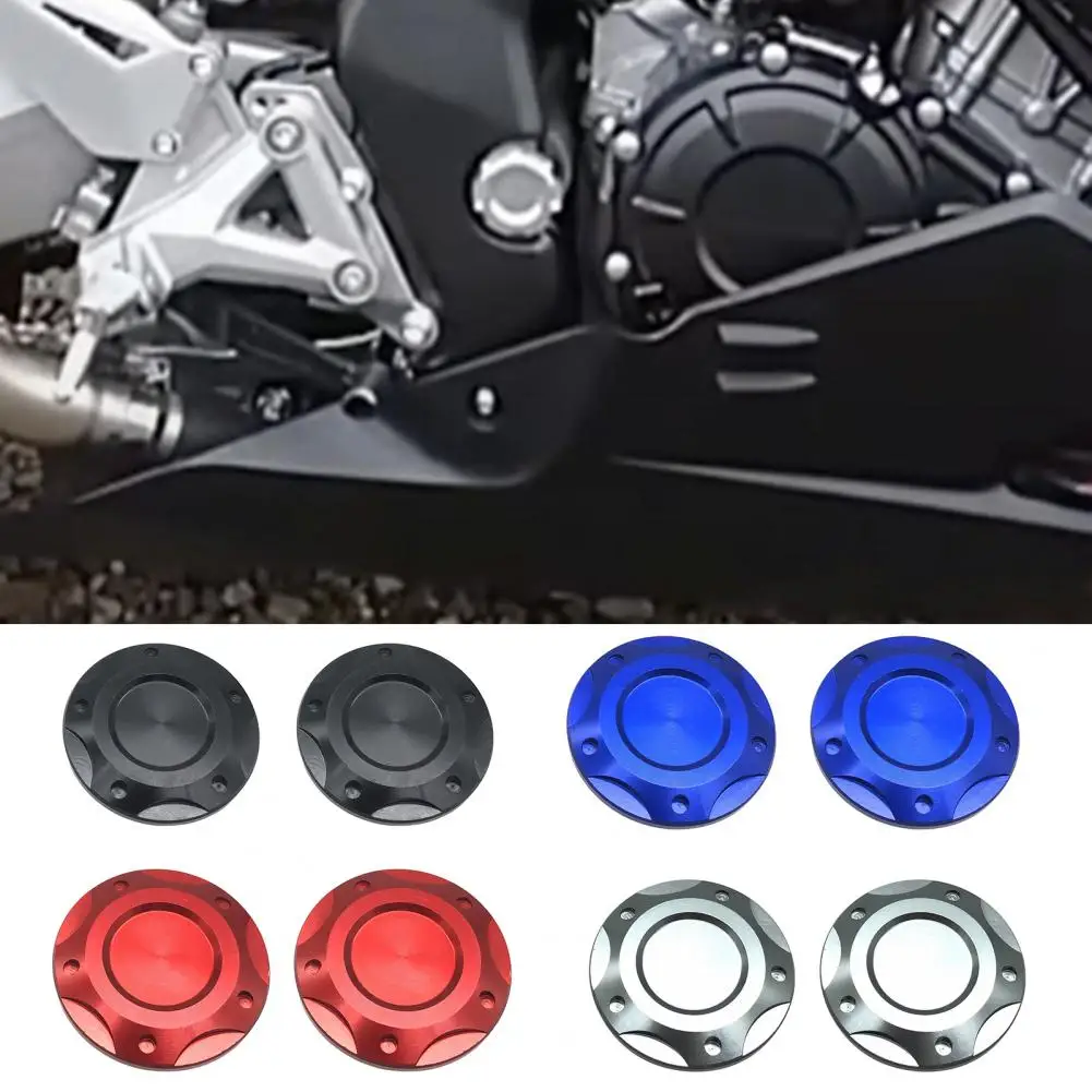 Motorcycle Modified Part 2Pcs Great Practical Delicate  Motorcycle Frame Decorative Screw Cover