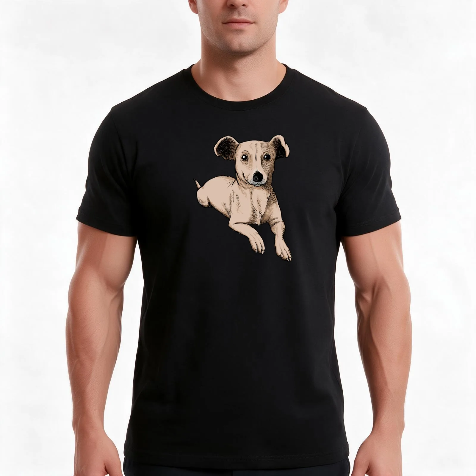 Chiweenie T-Shirt Summer Casual Cotton Tee Oversized Streetwear Tops Vintage Graphic Print Loose Fit Short Sleeve