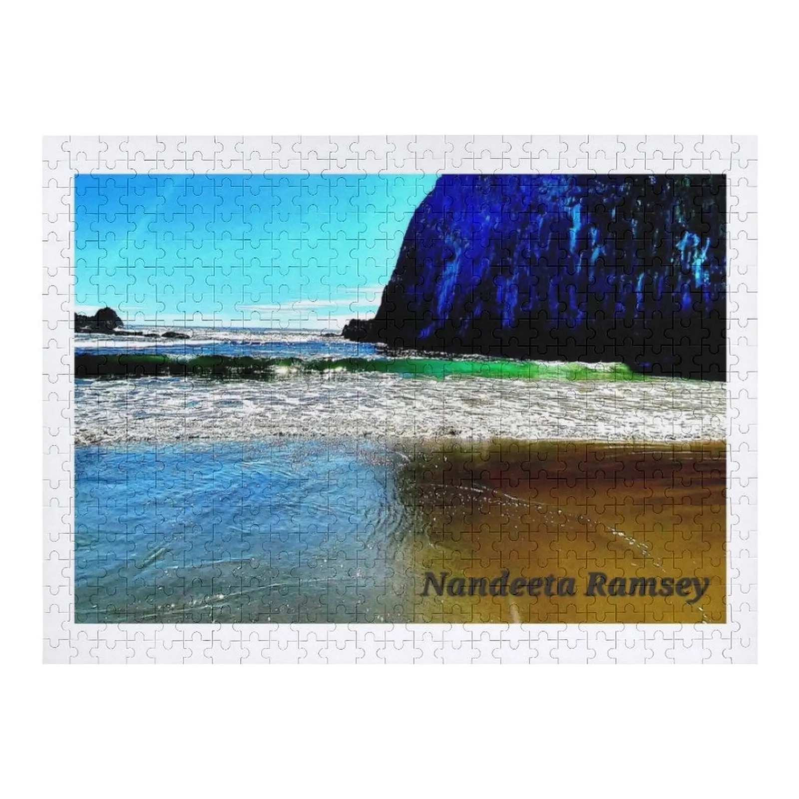 

A Splash of Green Jigsaw Puzzle Personalized Name Custom Gifts Photo Novel Toys For Children 2022 Puzzle