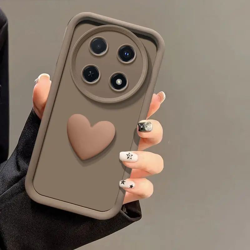 For Oppo Reno12 F 5G Case Oppo Reno12 F 4G Phone Case OPPO Reno 12F Reno12f 4G Reno 12F 5G Cover Love Candy Matte Soft Cover
