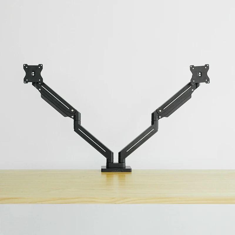 AG9-42 Gas Spring Dual Screen Manual Adjustable Desk Mount