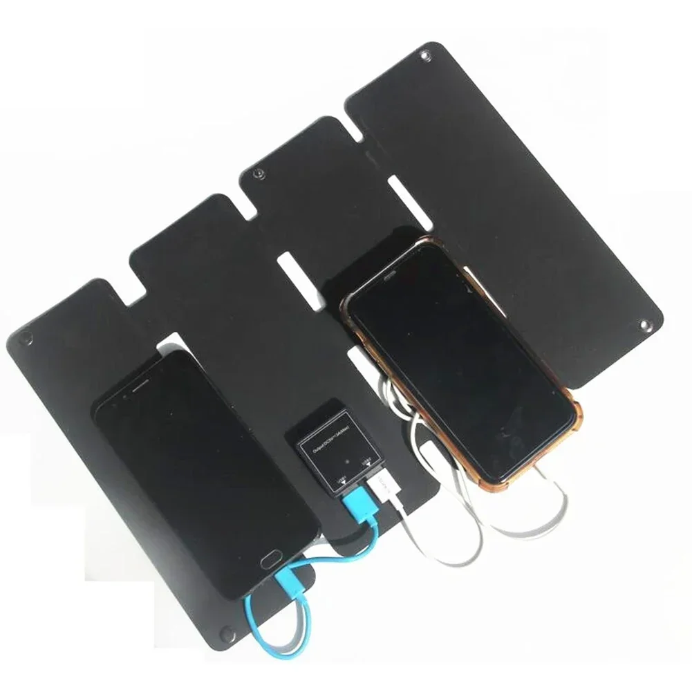 

13W Solar Charger Dual USB Solar Charger Outdoor Power Solution Dust-proof Solar Panel Efficient Solar Charging