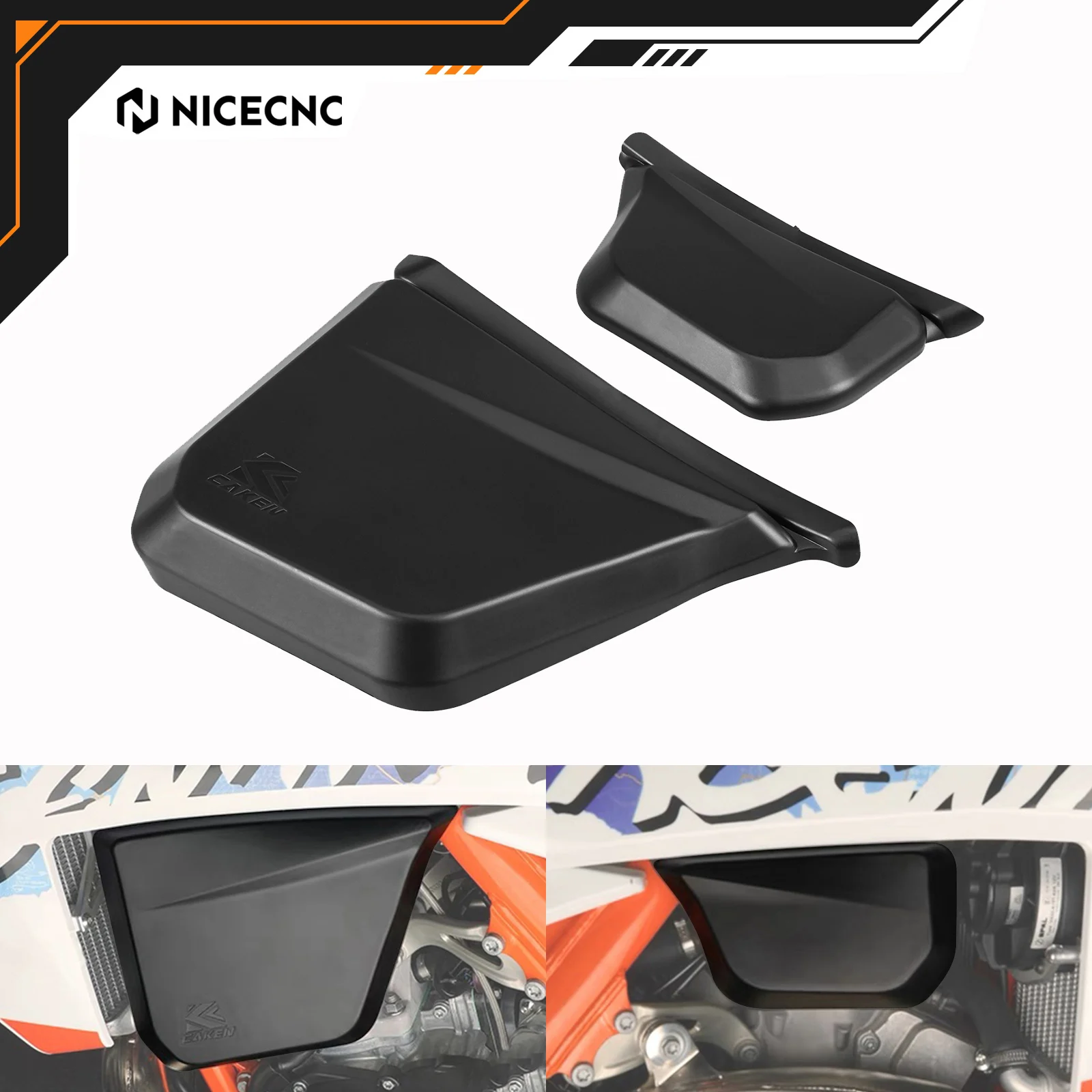 

For KTM EXC 300 2024 Pair Left Right Fuel Tank Cover Protector Guard EXC300 EXC 250 150 2024 XC 300 250 2023-2024 XC 125 2023