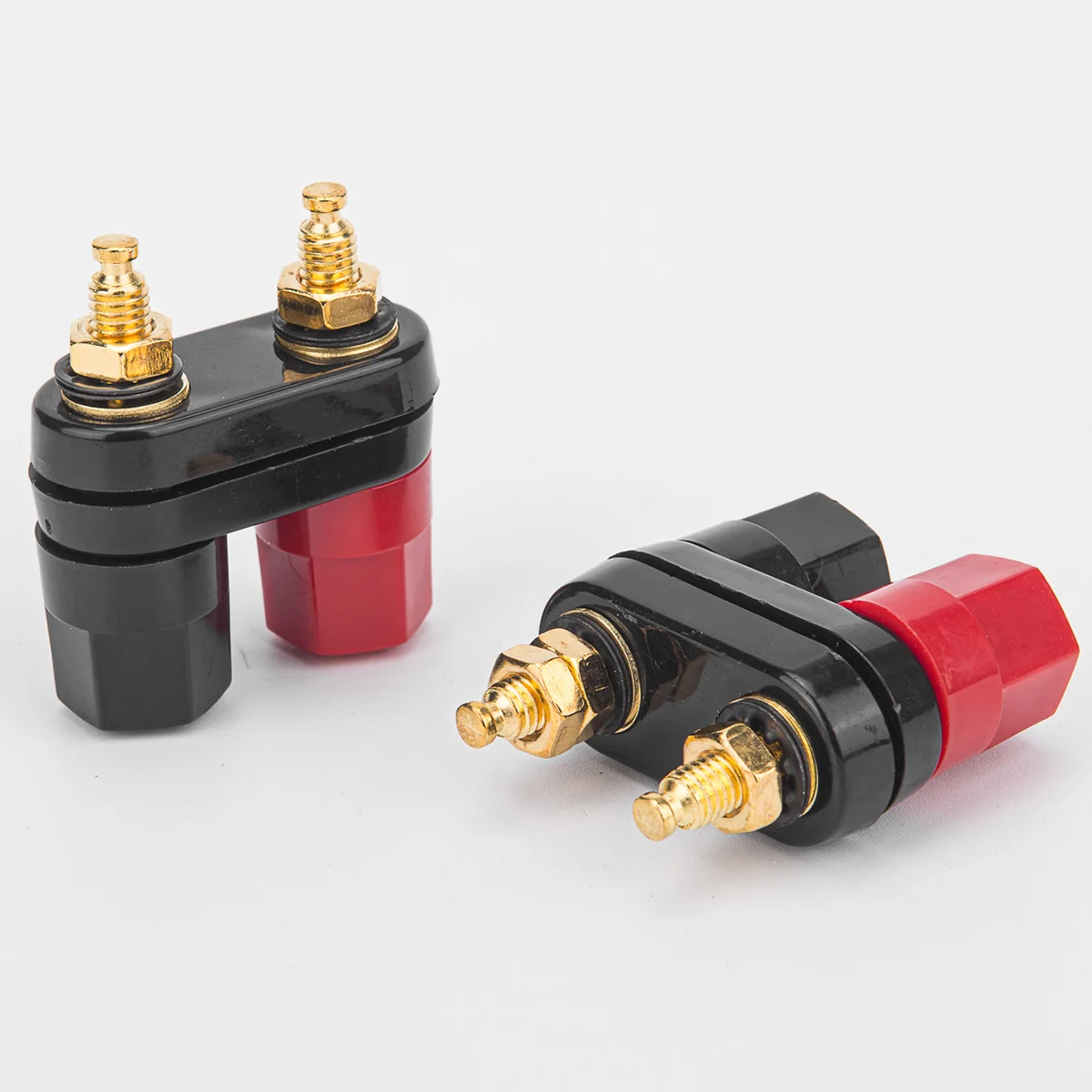 1/2 pcs Banana speaker plug Jack Socket Couple Terminal DIY Connectors Red Black Amplifier Terminals Binding Post Speaker plugs