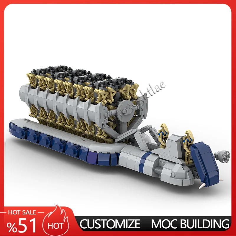 

2149 PCS MOC Star Battle Cloning Robot And Scaffolds Model Building Block Brick Creative Assembly Educational Toy Kid X Mas Gift