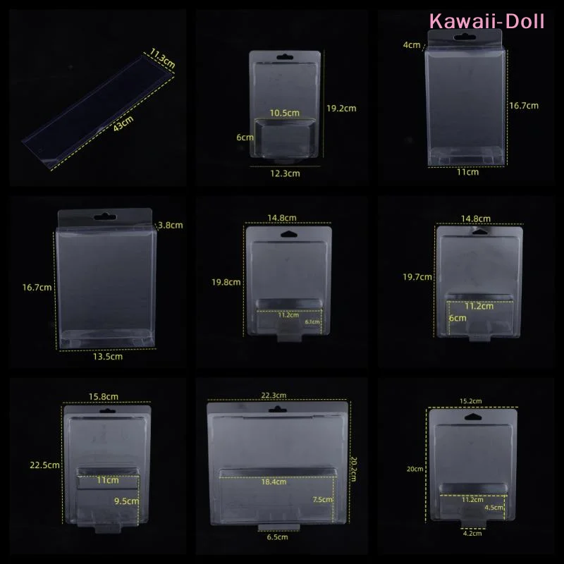 

1Pcs Plastic Sliding Card Blister Packaging With Card Insert Wind Fire Wheel Folding Vacuum Molding PVC Toy Car Packaging Box