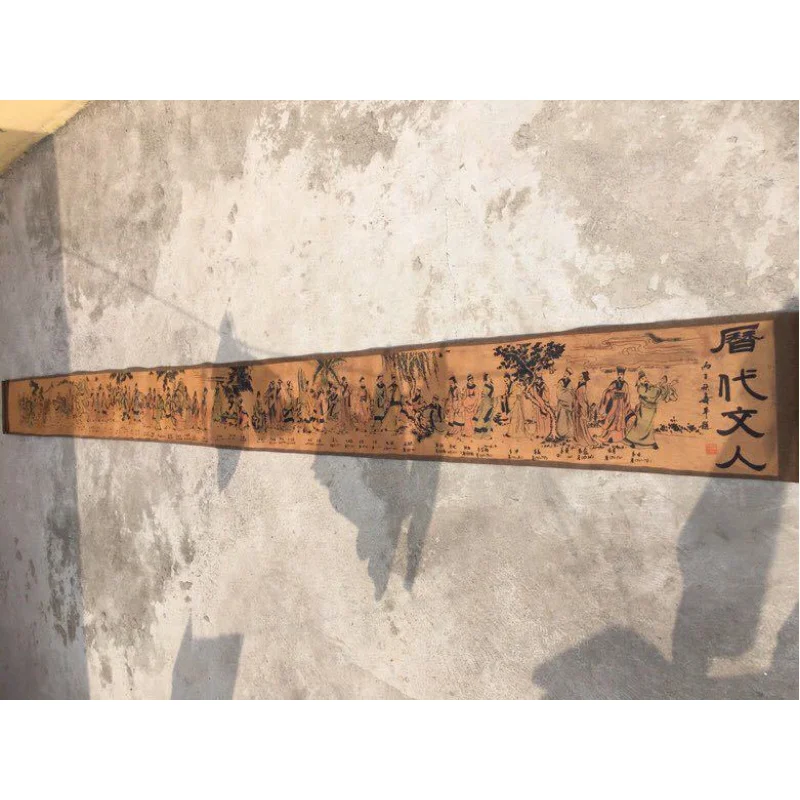 

Wholesale Ancient Calligraphy and Painting Scrolls of Famous People, Framed Indoor Wall Art, Hanging Paintings, One Piece Dropsh