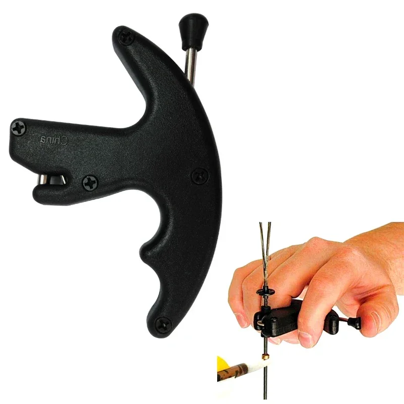 1PC Black Arrow Release Aid Thumb Style Bow String Hunting Shooting For Beginner Youth Archery Bow Hunting