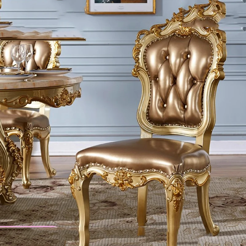 

Lazy Luxury Dining Chairs Modern Rustic Beautiful Vintage Dining Chairs European Designer Sillas Para Sala De Estar Furniture