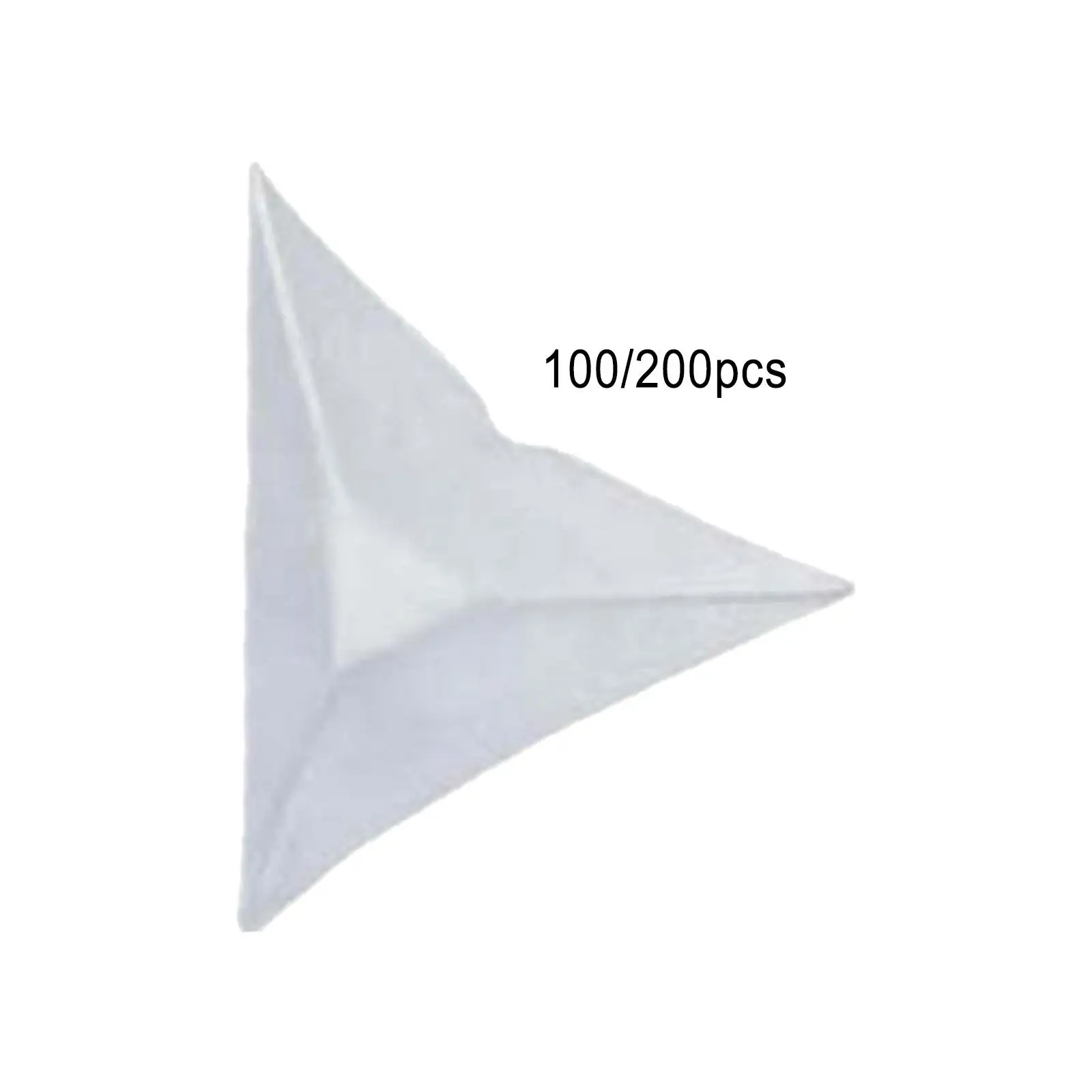 100/200PS Stair Dust Corners, Transparent Furniture Corner, Triangle Dustproof