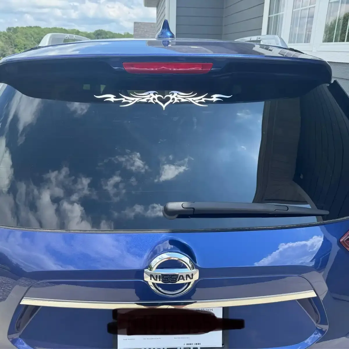 Heart Wings Car Windows Decals Bumper Decor Vinyl Stickers Y2K Decoration Accessories Parts