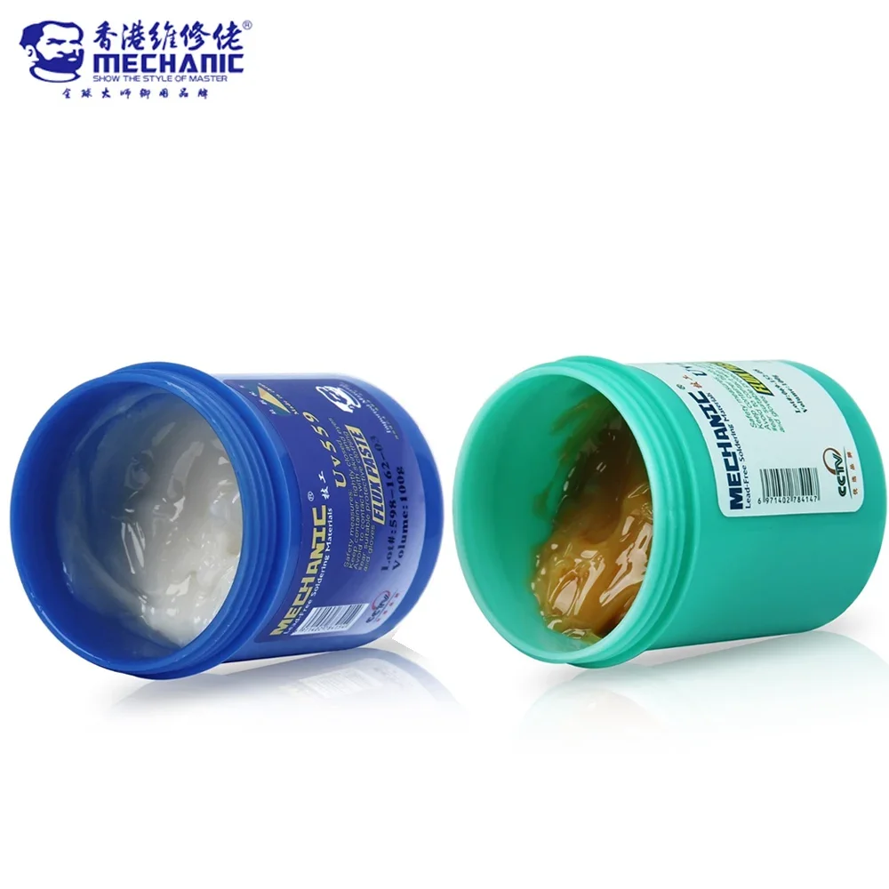 MECHANIC 100g UV559 UV223 NO-Clean Soldering Flux Lead-Free Solder Paste Welding Oil For PCB BGA SMD SMT Repair