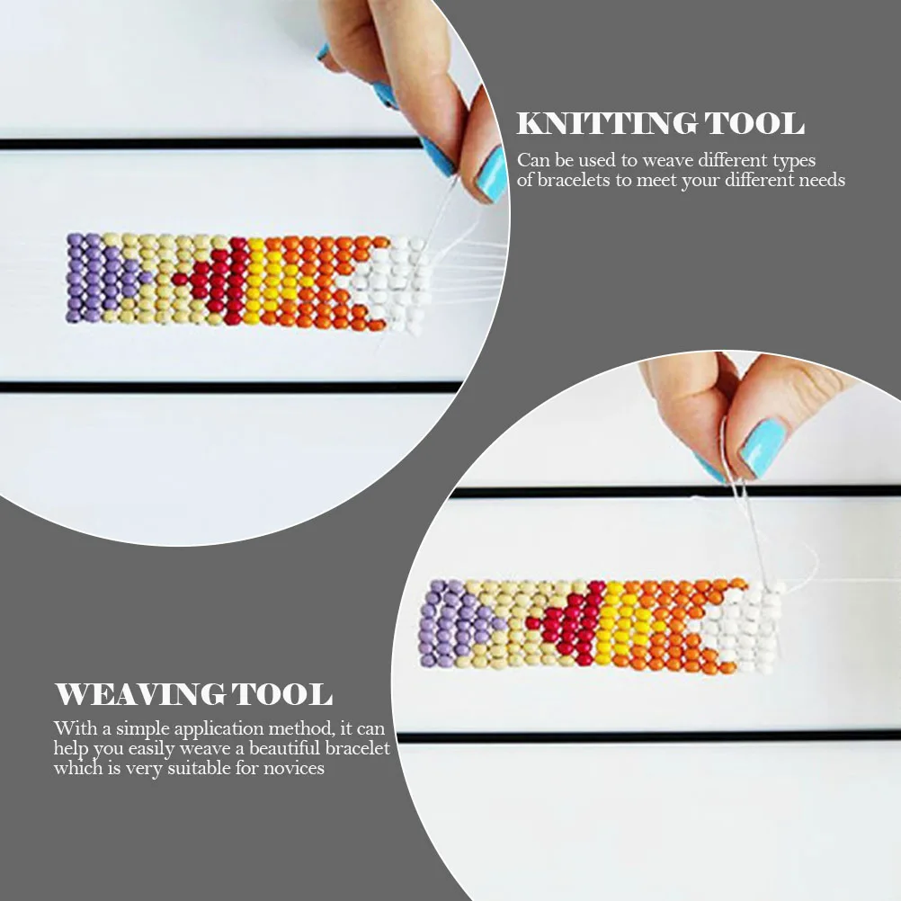 

Bracelet Making Tools Beading Machine Stainless Steel Wood DIY Craft Tool Weaving Bracelets Hand Ropes Jewelry Accessories