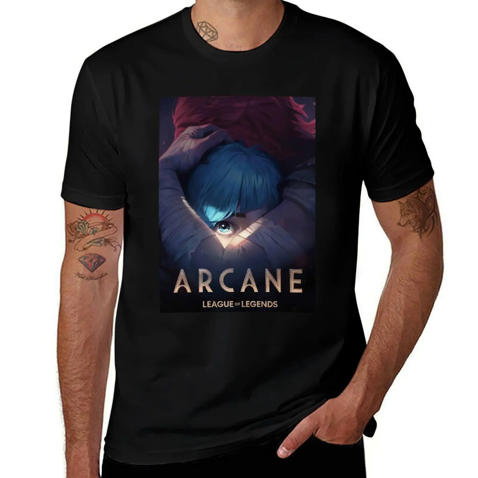 

ARCANESS Game Video Men Lovers Game T-Shirt anime stuff boys whites custom shirt custom t shirt oversized t shirts for men