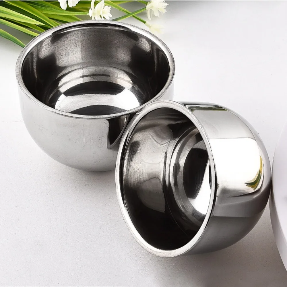 Taza multifunción de acero inoxidable de 100/150 ML, taza de cerveza suave de doble capa, taza de afeitar gruesa