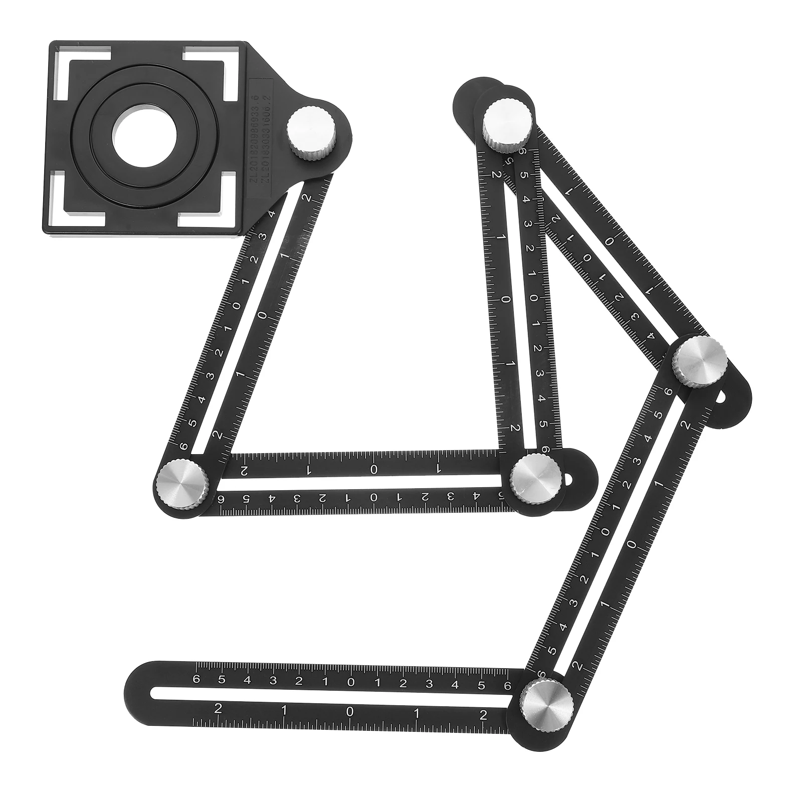 

Universal 6-Fold Ruler for Electricians Plumber Electrician Tool Tile Glass Wire Pipe Interior Accessories