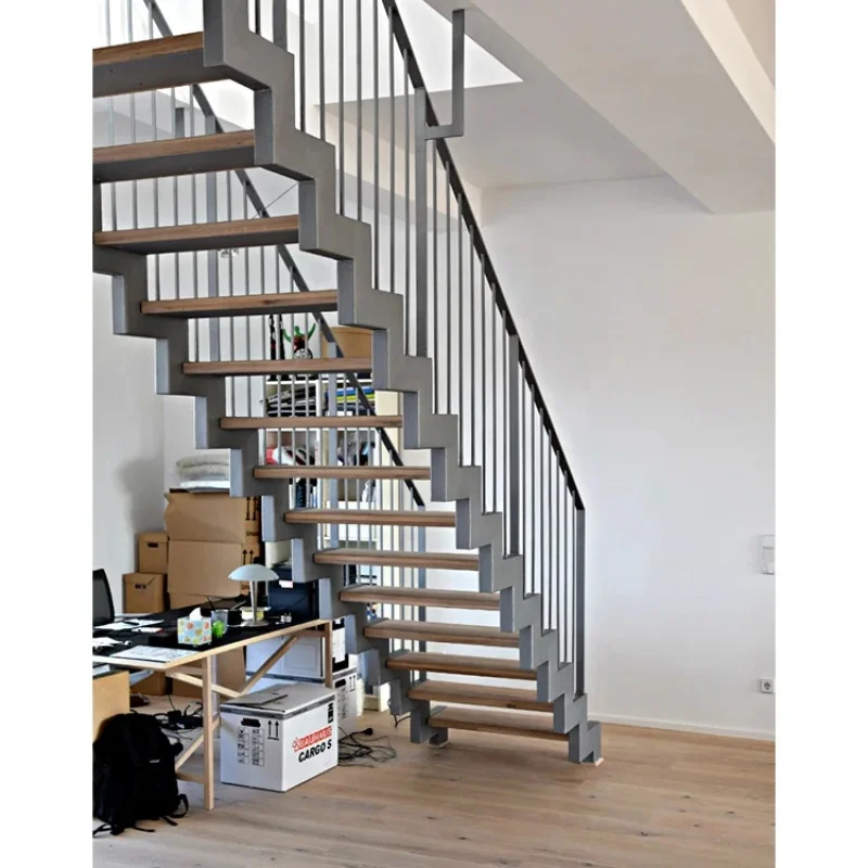 custom.TL Modern Staircase Design Iron Stairs Design Straight Stairs