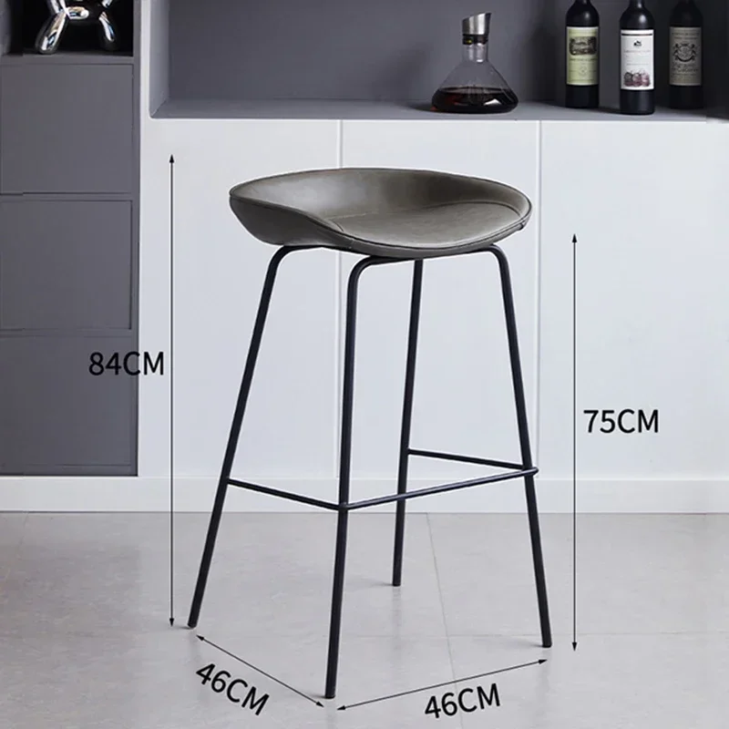 Bedroom Minimalist Bar Stools Balcony Designer Makeup Accent Wishbone Bedroom Gaming Dining Chairs Nordic Sillas Bar Furniture