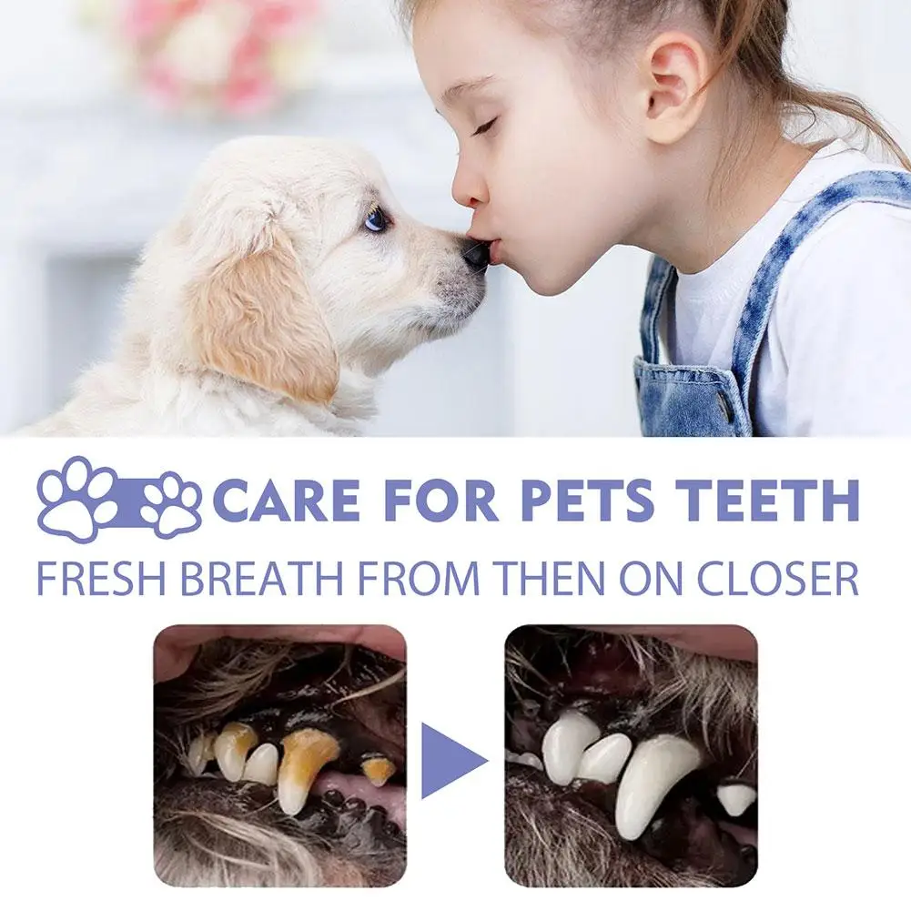 50ml Pet Oral Cleanse Spray Dogs Cats Mouth Fresh Teeth Clean Deodorant Prevent Calculus Remove Odor Pet Care Supply