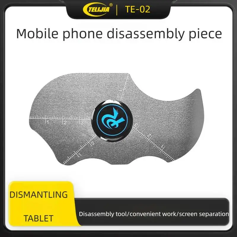 

TE-02 Curved Screen Ultra Thin Metal Opening Tool For Mobile phone Ipad Laptop Screen Separating 0.1mm Steel Opening Pry Tools
