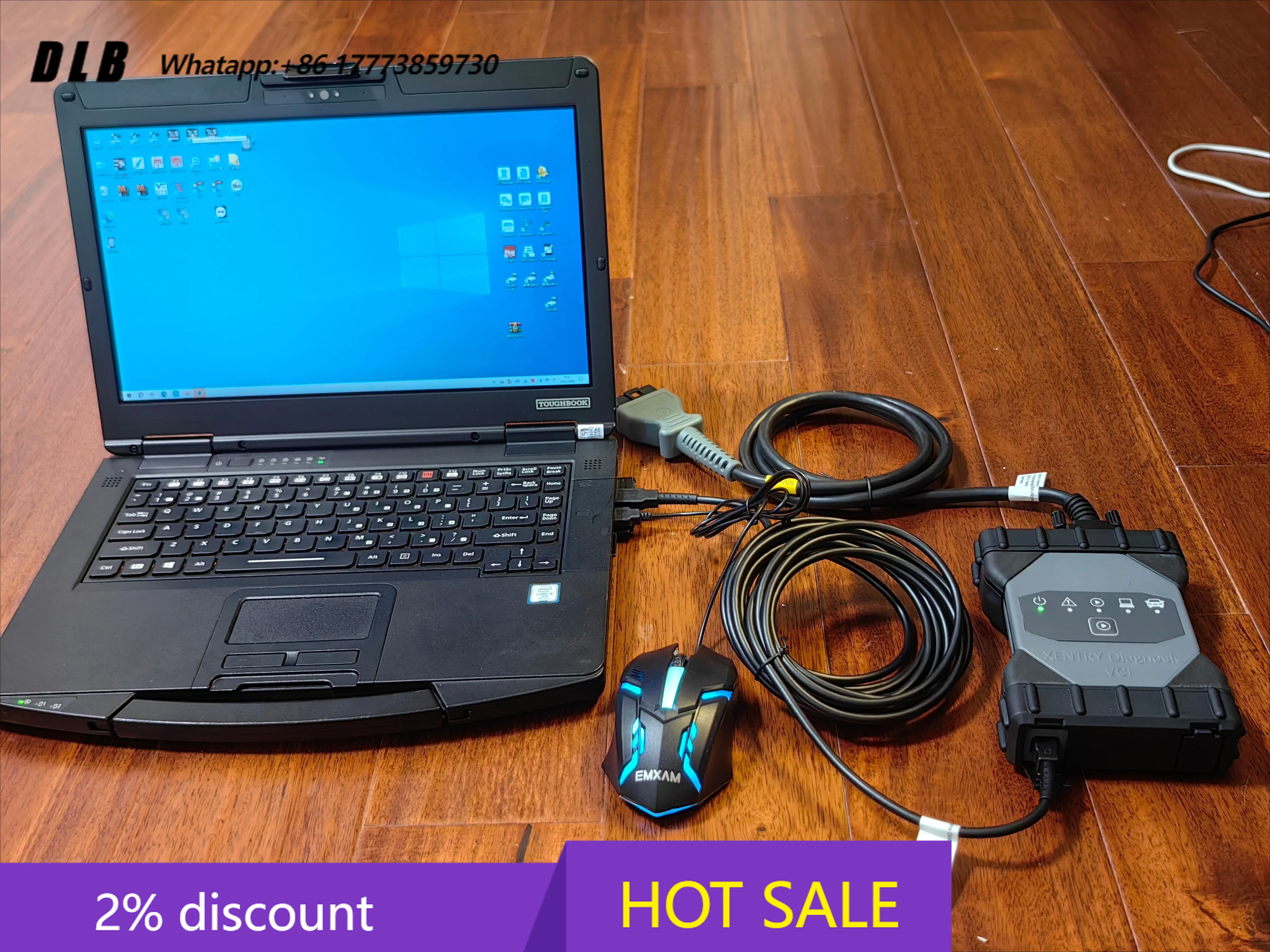 CL for V2024.09 MB STAR C6 Xentry Diag&nosis Tool DOIP & AUDIO C6 with CF&&54  Lap&top