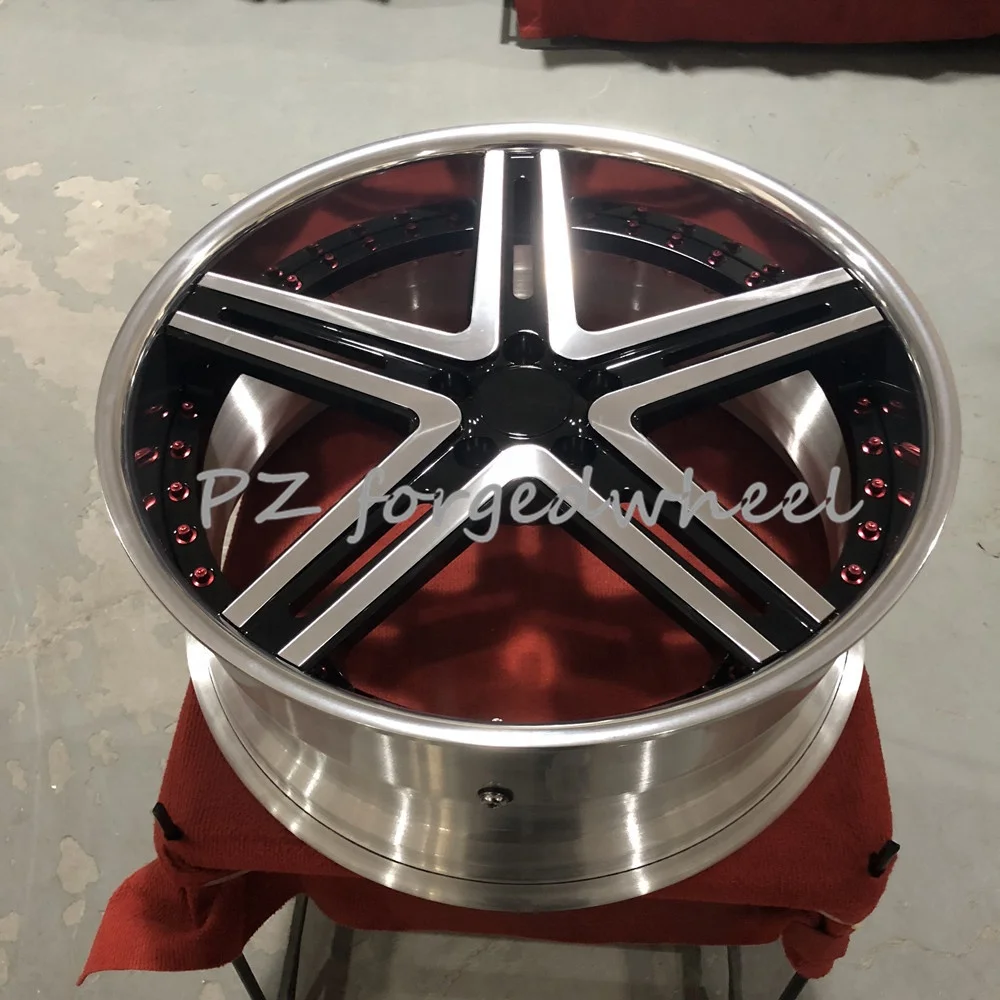 

New Arrival 2pcs Manufacture Price 5x112 5x114.3 5x120 Passenger Car Wheels for F ord/B MW/Camaro