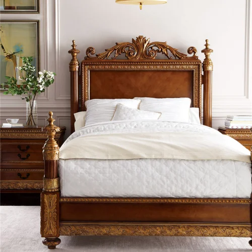 머리판 프레임 서랍이 있는 다기능 침대, 북유럽 침실 킹 사이즈 더블 침대, 공주 모던 카마 결혼 가구