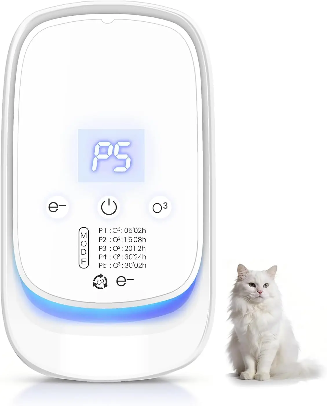 

Plug-in Air Ionizers Ozone Odor Eliminator Cat Litter Deodorizer for Strong Odor 99% Pet Odor Removal