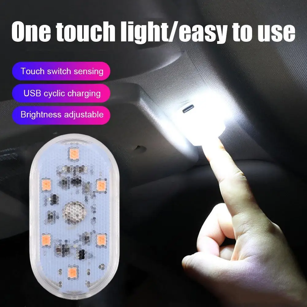 Automotive Atmosphere Lights Touch Lights Interior Trunk Touch Sensitive Reading LED Modification Lights Bicycle Tailli