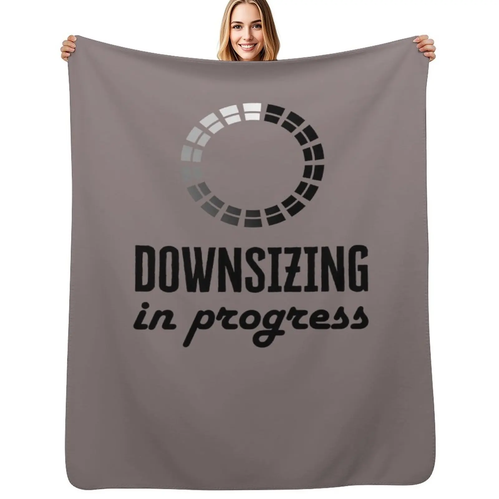 

Weight Loss, Bariatric Surgery, Downsizing In Progress Gift Throw Blanket Loose Plaid christmas decoration Blankets