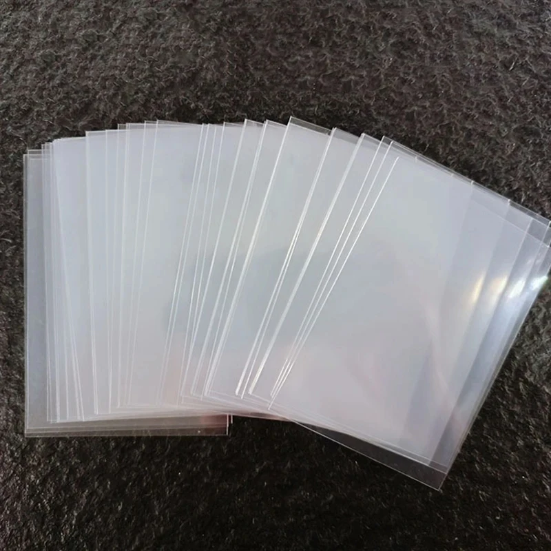 4/8/12/16/20/24Bag Card Sleeves Transparent Card Protector 65x90mm Size Available Waterproof Cards Collection Storage Supply