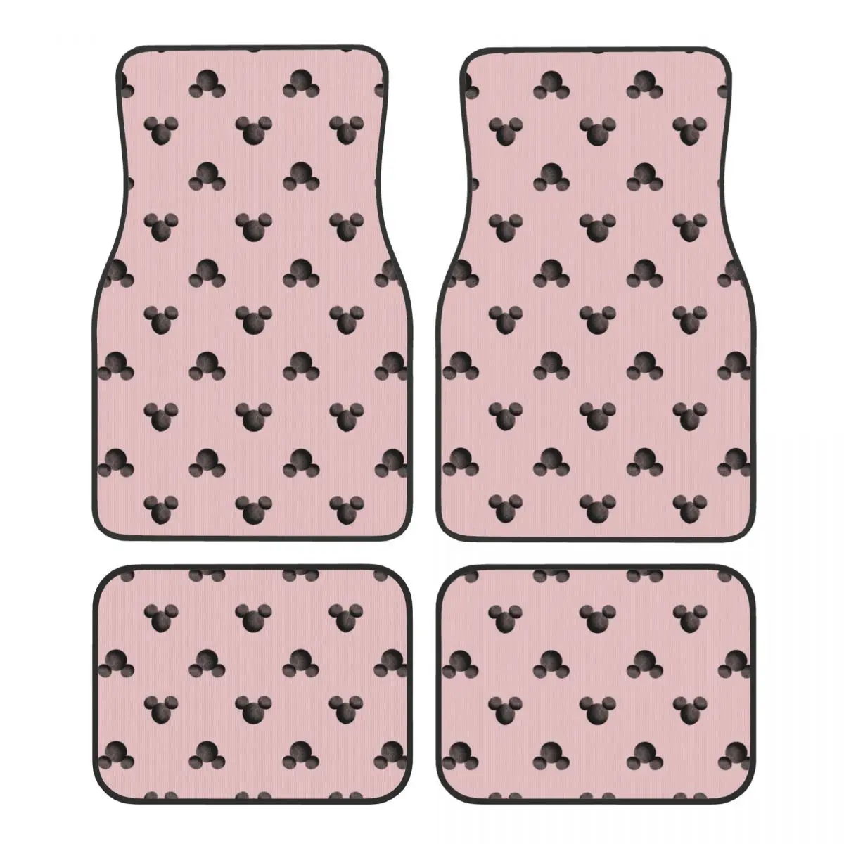 

Универсальные автомобильные коврики с Микки и Минни Маусами, 4 шт., с противоскользящей основой, подходят для внедорожников и грузовиков